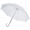 Зонт-трость Promo, белый с логотипом в Москве заказать по выгодной цене в кибермаркете AvroraStore