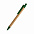 Шариковая ручка NATURAL BIO - Зеленый FF с логотипом в Москве заказать по выгодной цене в кибермаркете AvroraStore