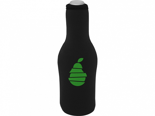 Fris Рукав-держатель для бутылок из переработанного неопрена , черный с логотипом в Москве заказать по выгодной цене в кибермаркете AvroraStore