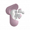 Наушники беспроводные GEOZON WAVE, с зарядным боксом, покрытие soft touch, розовые с логотипом в Москве заказать по выгодной цене в кибермаркете AvroraStore