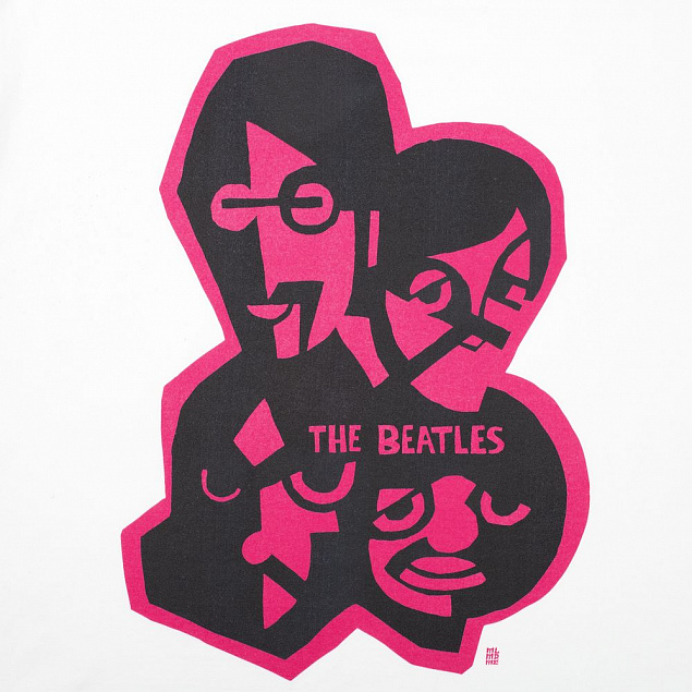 Футболка «Меламед. The Beatles», белая с логотипом в Москве заказать по выгодной цене в кибермаркете AvroraStore