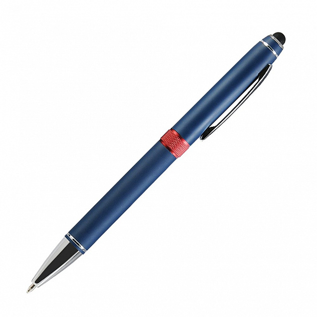 Шариковая ручка Ocean, синяя/красная, для зеркальной лазерной гравировки с логотипом в Москве заказать по выгодной цене в кибермаркете AvroraStore