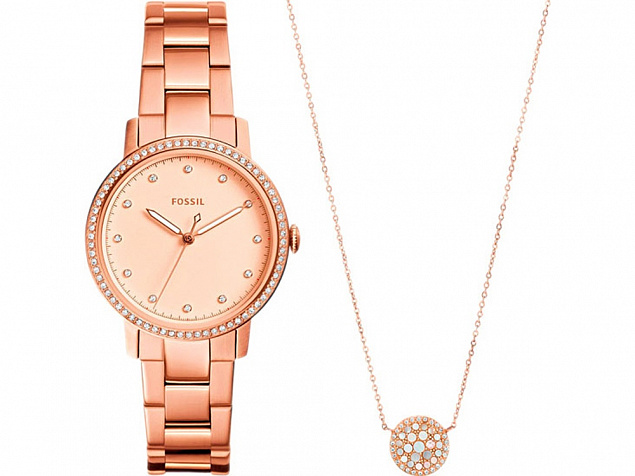 Подарочный набор: часы наручные женские, кулон с логотипом в Москве заказать по выгодной цене в кибермаркете AvroraStore