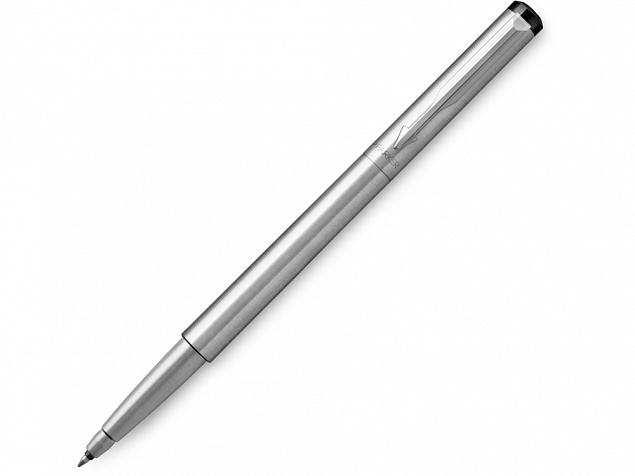 Ручка роллер Parker Vector Standard Black CT с логотипом в Москве заказать по выгодной цене в кибермаркете AvroraStore