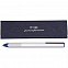 Ручка шариковая PF One, серебристая с синим с логотипом в Москве заказать по выгодной цене в кибермаркете AvroraStore