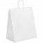 Пакет бумажный Willy, большой, белый с логотипом в Москве заказать по выгодной цене в кибермаркете AvroraStore