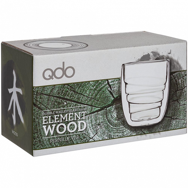 Набор стаканов Elements Wood с логотипом в Москве заказать по выгодной цене в кибермаркете AvroraStore