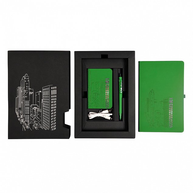 Коробка  POWER BOX  черная, 25,6х17,6х4,8см. с логотипом в Москве заказать по выгодной цене в кибермаркете AvroraStore