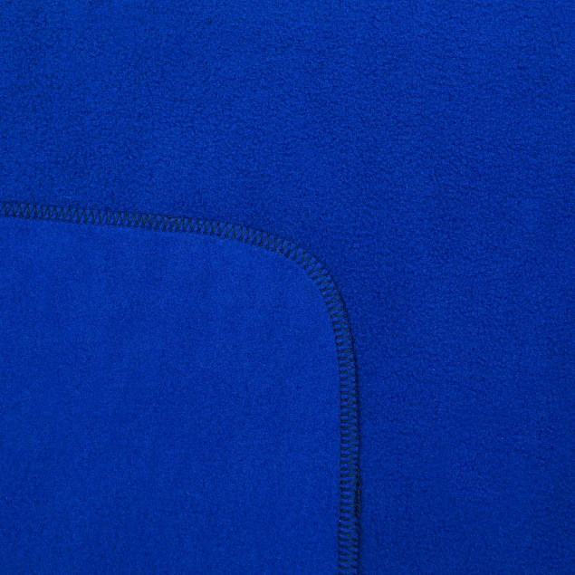 Флисовый плед Warm&Peace, ярко-синий с логотипом в Москве заказать по выгодной цене в кибермаркете AvroraStore