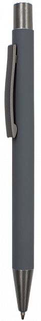 Ручка шариковая Direct (серый) с логотипом  заказать по выгодной цене в кибермаркете AvroraStore
