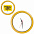Часы настенные "ПРОМО" разборные ; оранжевый,  D28,5 см; пластик с логотипом в Москве заказать по выгодной цене в кибермаркете AvroraStore