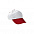 Бейсболка PROMOTION белый - красный лотос с логотипом в Москве заказать по выгодной цене в кибермаркете AvroraStore
