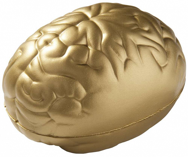 Антистресс «Золотой мозг» с логотипом в Москве заказать по выгодной цене в кибермаркете AvroraStore