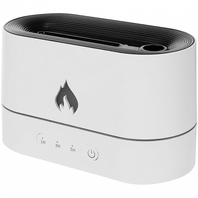 Увлажнитель-ароматизатор с имитацией пламени Fuego, белый с логотипом  заказать по выгодной цене в кибермаркете AvroraStore