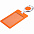 Чехол для пропуска с ретрактором Dorset, оранжевый с логотипом в Москве заказать по выгодной цене в кибермаркете AvroraStore