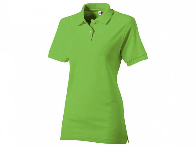 Рубашка поло Boston женская, зеленое яблоко с логотипом в Москве заказать по выгодной цене в кибермаркете AvroraStore