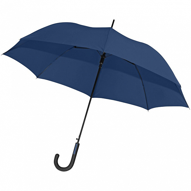 Зонт-трость Glasgow, темно-синий с логотипом в Москве заказать по выгодной цене в кибермаркете AvroraStore