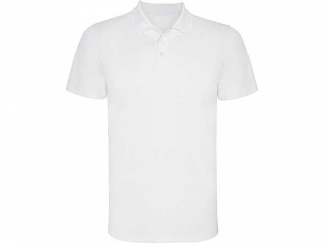 Рубашка поло Monzha мужская, белый с логотипом в Москве заказать по выгодной цене в кибермаркете AvroraStore