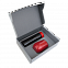 Набор Hot Box Duo CB grey (черный с красным) с логотипом в Москве заказать по выгодной цене в кибермаркете AvroraStore