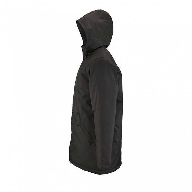 Куртка на стеганой подкладке ROBYN, черная с логотипом в Москве заказать по выгодной цене в кибермаркете AvroraStore