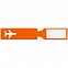 Багажная бирка Devon, оранжевая с логотипом в Москве заказать по выгодной цене в кибермаркете AvroraStore