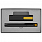 Набор Takeover Black, черно-желтый с логотипом  заказать по выгодной цене в кибермаркете AvroraStore