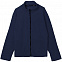 Куртка флисовая унисекс Manakin, темно-синяя с логотипом в Москве заказать по выгодной цене в кибермаркете AvroraStore