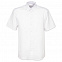 Рубашка мужская с коротким рукавом Collar, белая с логотипом в Москве заказать по выгодной цене в кибермаркете AvroraStore