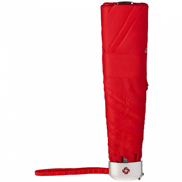 Зонт складной Karissa Ultra Mini, механический, красный с логотипом в Москве заказать по выгодной цене в кибермаркете AvroraStore