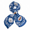 Шаль Gourji "Животные" 140х180 модаль/кашемир синяя с логотипом в Москве заказать по выгодной цене в кибермаркете AvroraStore