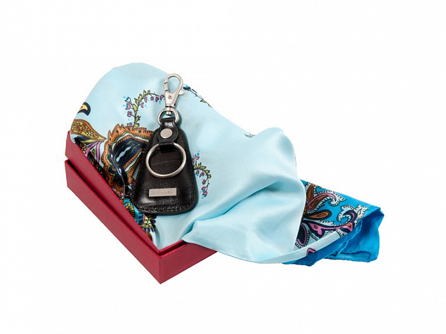 Набор: ключница, платок с логотипом в Москве заказать по выгодной цене в кибермаркете AvroraStore