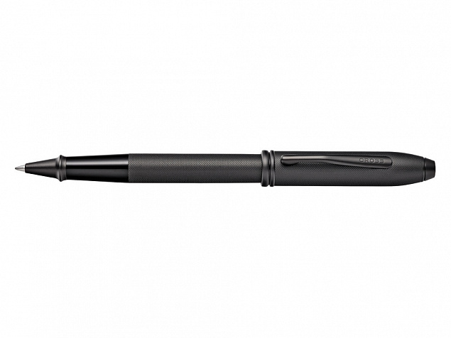 Ручка-роллер Selectip Cross Townsend Black Micro Knurl с логотипом в Москве заказать по выгодной цене в кибермаркете AvroraStore