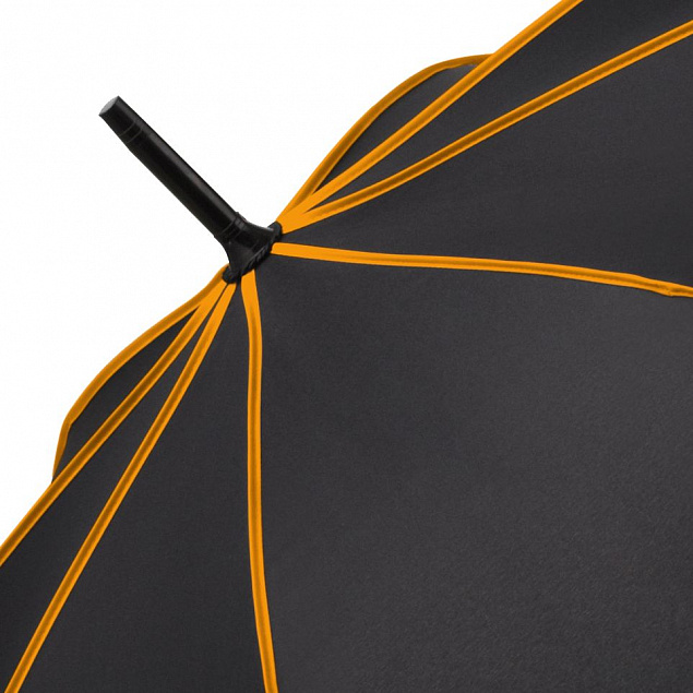 Зонт-трость Seam, оранжевый с логотипом в Москве заказать по выгодной цене в кибермаркете AvroraStore