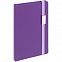 Блокнот Shall Direct, фиолетовый с логотипом в Москве заказать по выгодной цене в кибермаркете AvroraStore