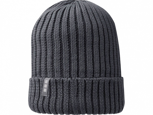 Ives, органическая шапка, серый с логотипом в Москве заказать по выгодной цене в кибермаркете AvroraStore