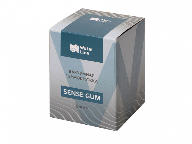 Вакуумная термокружка «Sense Gum», непротекаемая крышка, soft-touch с логотипом в Москве заказать по выгодной цене в кибермаркете AvroraStore