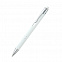 Ручка металлическая Ingrid софт-тач, белая-S с логотипом в Москве заказать по выгодной цене в кибермаркете AvroraStore