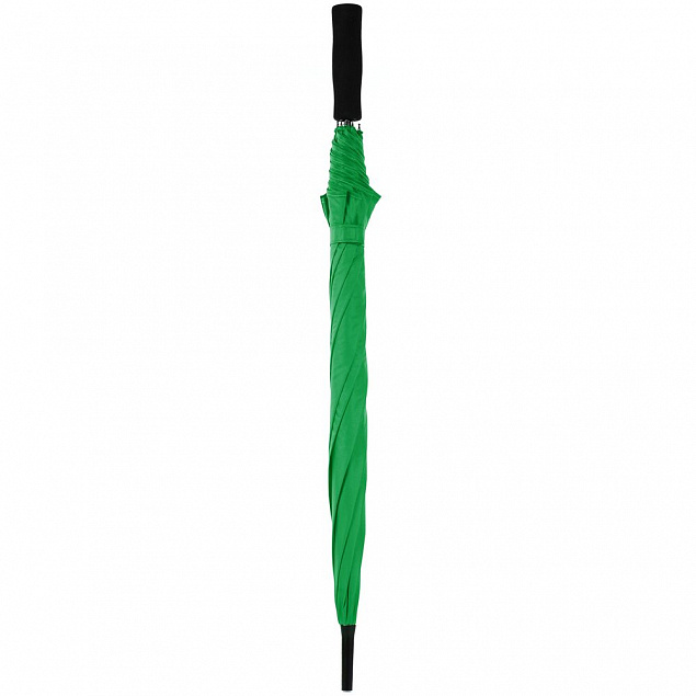 Зонт-трость Color Play, зеленый с логотипом в Москве заказать по выгодной цене в кибермаркете AvroraStore