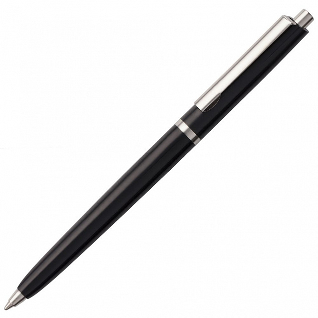 Ручка шариковая Classic, черная с логотипом в Москве заказать по выгодной цене в кибермаркете AvroraStore