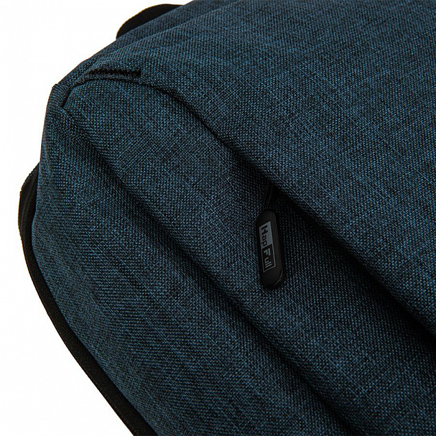 Рюкзак "Use", синий/чёрный, 41 х 31 х12,5 см, 100% полиэстер 600 D  с логотипом в Москве заказать по выгодной цене в кибермаркете AvroraStore