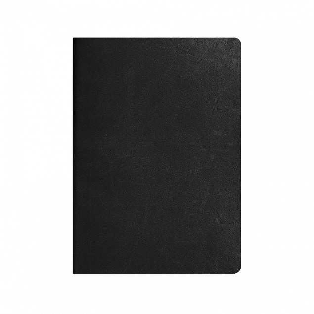 Ежедневник недатированный Tony, А5, черный, кремовый блок в клетку с логотипом в Москве заказать по выгодной цене в кибермаркете AvroraStore