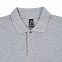 Рубашка поло мужская SPRING 210, серый меланж с логотипом в Москве заказать по выгодной цене в кибермаркете AvroraStore