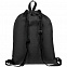 Рюкзак на затяжках Melango, черный с логотипом в Москве заказать по выгодной цене в кибермаркете AvroraStore