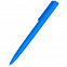 Ручка пластиковая Lavy софт-тач, светло-синяя с логотипом в Москве заказать по выгодной цене в кибермаркете AvroraStore