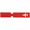 Багажная бирка Devon, красная с логотипом в Москве заказать по выгодной цене в кибермаркете AvroraStore