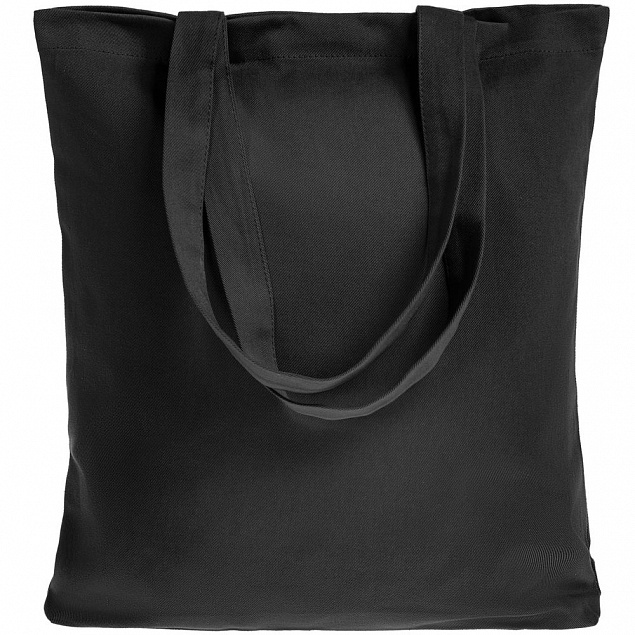 Холщовая сумка Avoska, черная с логотипом в Москве заказать по выгодной цене в кибермаркете AvroraStore