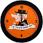 Часы настенные «Не тратьте время зря», черные с логотипом в Москве заказать по выгодной цене в кибермаркете AvroraStore