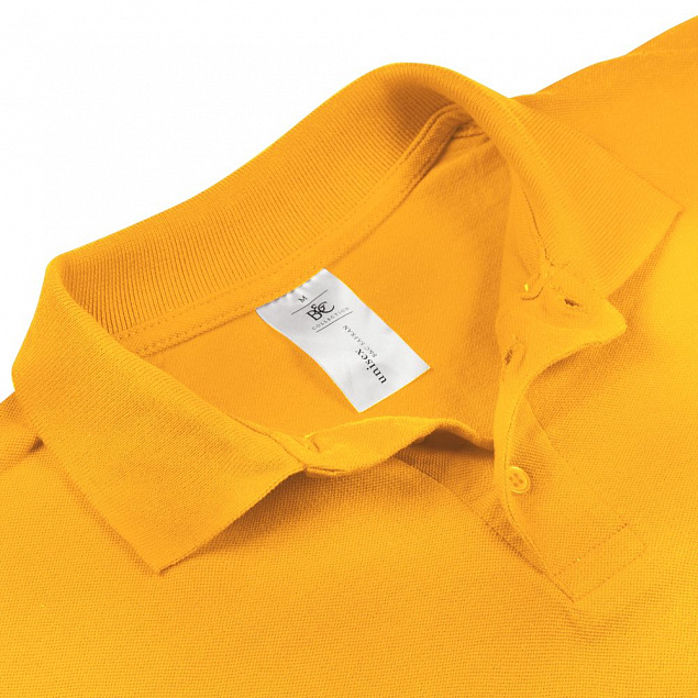 Рубашка поло Safran желтая с логотипом в Москве заказать по выгодной цене в кибермаркете AvroraStore