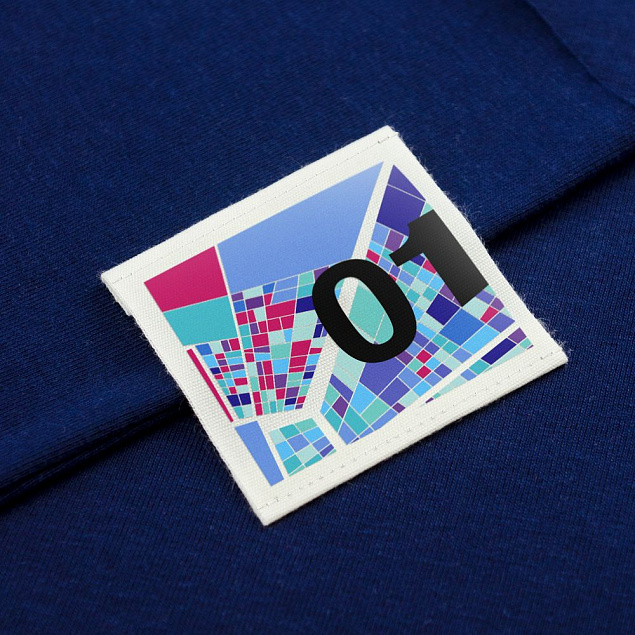 Лейбл хлопковый Doni, L, беленый с логотипом в Москве заказать по выгодной цене в кибермаркете AvroraStore