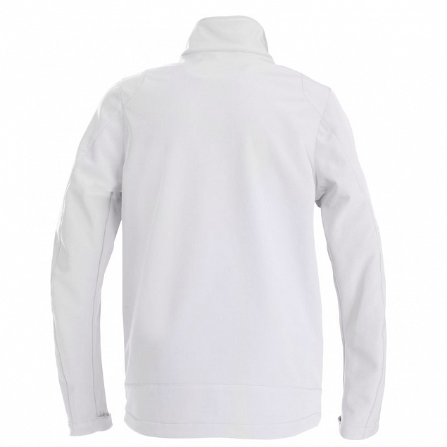 Куртка софтшелл мужская TRIAL, белая с логотипом в Москве заказать по выгодной цене в кибермаркете AvroraStore